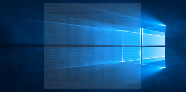 Windows 10 voert verborgen banner uit