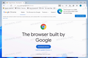 Microsoft Edge supplie les utilisateurs de ne pas télécharger Google Chrome