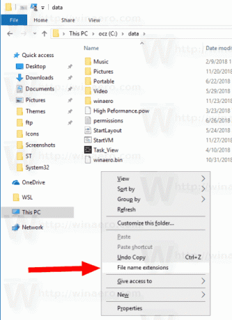 Windows 10 Tambahkan Menu Konteks Ekstensi File