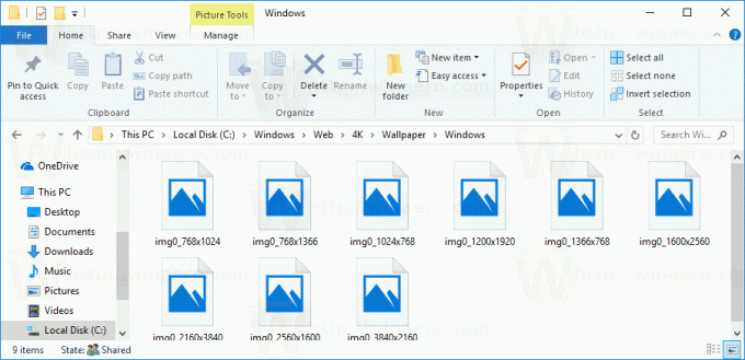 Keela pisipiltide eelvaated Windows 10 File Exploreris