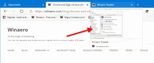 تمكّن Microsoft معاينة Tab Thumbnail في Edge افتراضيًا