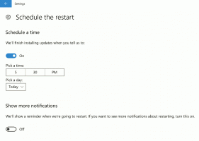 Torkku tai ajoita päivitykset Windows 10 Creators Update -sovelluksessa