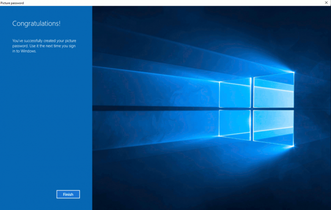Gestos de confirmação de senha de imagem do Windows 10 2