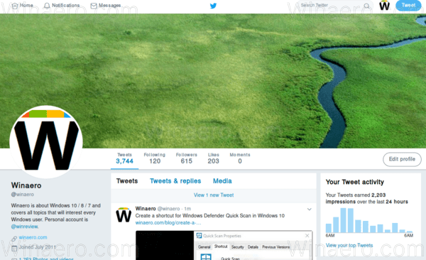 Moderne Twitter Ui 1 