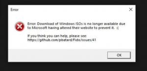 Microsoft kielsi Rufusta lataamasta Windows ISO: ita