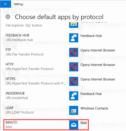 Windows 10 Standard-Apps nach Protokoll auswählen