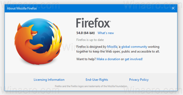 Firefox 54 