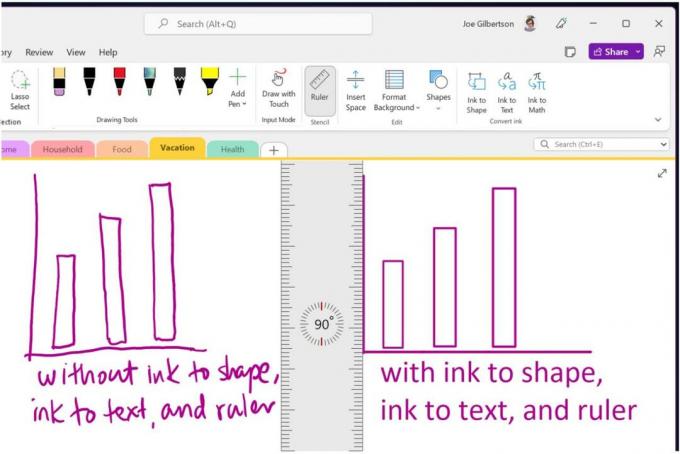 Noi funcții de cerneală în OneNote