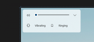 Operētājsistēmā Windows 11 tiek parādīts jauns, moderns skaļuma slīdnis