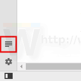 Vivaldi Reader Mode Settings-knap 