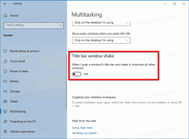 „Windows 10“ turi galimybę įjungti arba išjungti „Aero Shake“.