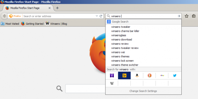 Firefox 변경 검색 엔진 단축키 03