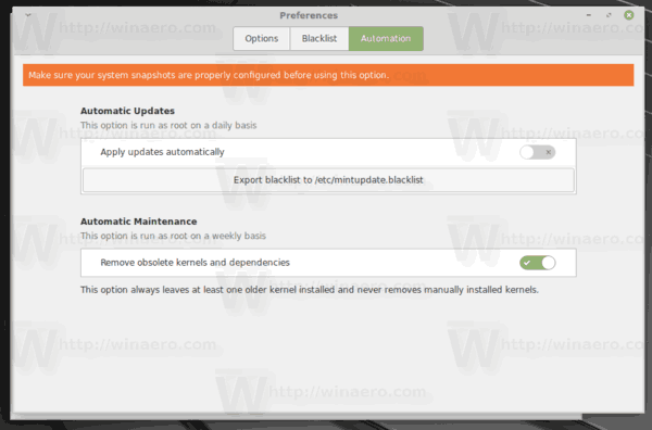Linux Mint Autoremove Old Kernels Weekly