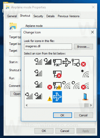 Windows 10 Airplane Mode Shortcut - أيقونة جديدة