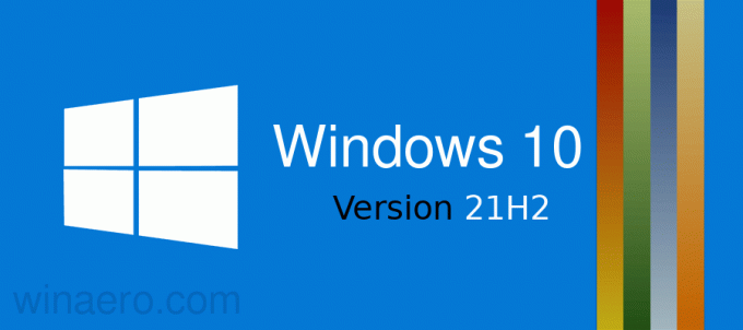 באנר של Windows 10 21h2