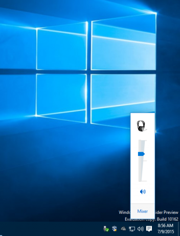 Windows10の古いボリュームコントロールアプレット