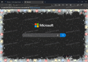 Microsoft Edge obtém efeitos especiais de IU de feriados