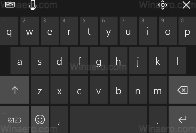 Ühe käega klaviatuur Windows 10 
