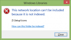 Jak uwzględnić ścieżki i udziały folderów sieciowych UNC w bibliotekach?