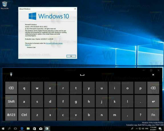 Windows 10 새로운 터치 키보드 2
