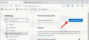Įgalinkite naują „Microsoft Edge“ naršymo duomenų išvalymo dialogo langą