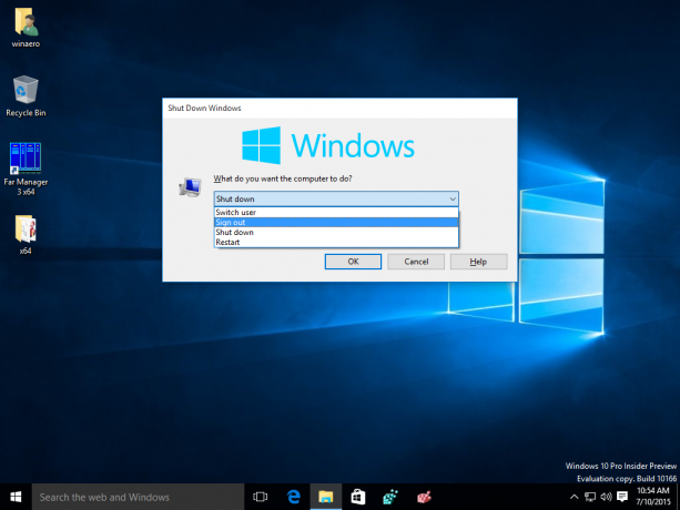 04 إيقاف تشغيل Windows 10 تسجيل الخروج