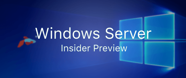 A Windows Server Insider előnézeti szalaghirdetés logója