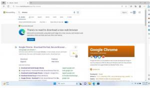 Bing ei võimaldanud kasutajatel Google Chrome'i alla laadida