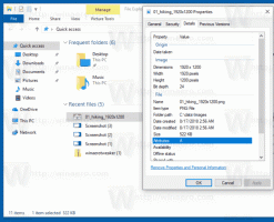 Usuń kartę Szczegóły z właściwości pliku w systemie Windows 10