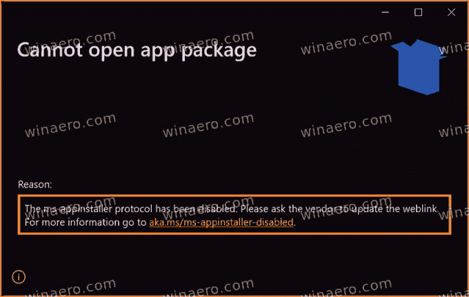 Microsoft je onemogočil MSIX Ms Appinstaller Protocol