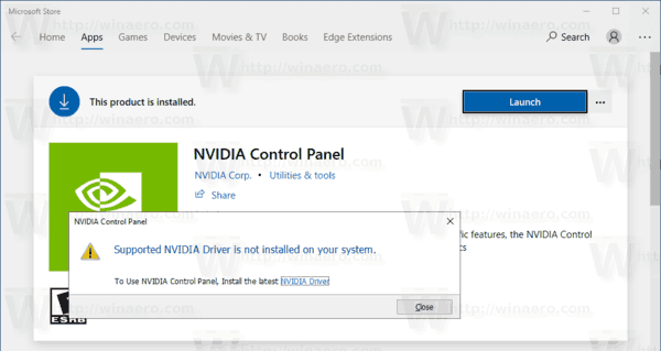 Panoul de control Nvidia blocat