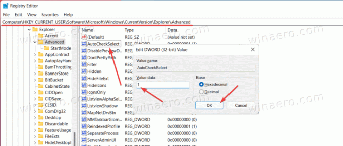 Aktifkan Kotak Centang File Explorer Di Registry