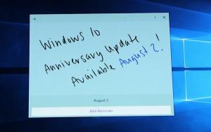 Windows 10 Jubileumsoppdatering tilgjengelig 2. august