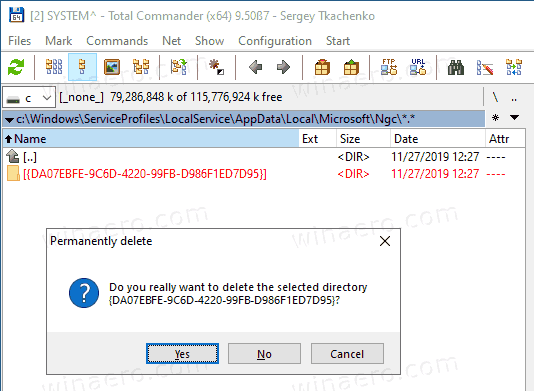 Windows 10 Återställ Windows Hello ExecTI