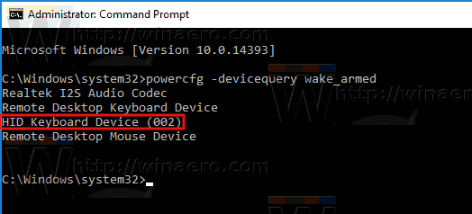 Windows 10 USB-tangentbord i listan 