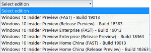 Windows 10ビルド19013（20H1、ファストリング）の公式ISOイメージ