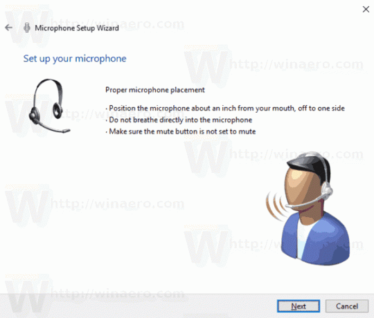 Windows 10 Talegjenkjenningsprofil Konfigurer mikrofon