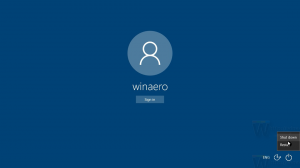 Inaktivera strömknappen på inloggningsskärmen i Windows 10
