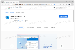 이제 Outlook 확장 프로그램을 Chrome 웹 스토어에서 사용할 수 있습니다.
