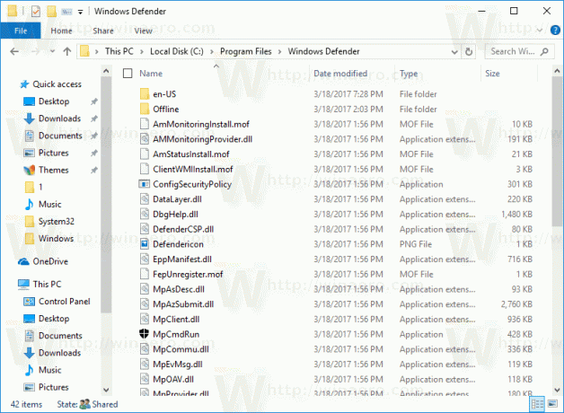 Folder Pembela Windows