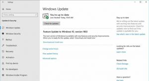 Windows 10 ვერსია 1903 ახლა ხელმისაწვდომია მექანიკური განახლების საშუალებით