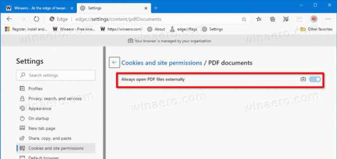 فرض تمكين تنزيل ملفات PDF في Edge لجميع المستخدمين