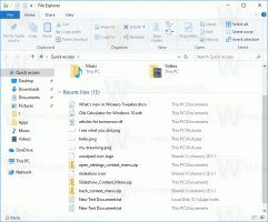 Просмотр файлов, недавно измененных приложением в Windows 10