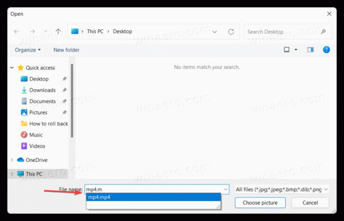 Setați un videoclip ca imagine de utilizator în Windows 11