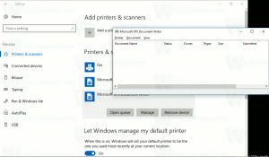 Windows 10에서 프린터 대기열 열기