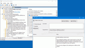 Forzar la desactivación del protector de pantalla en Windows 10