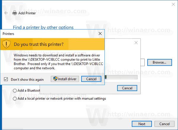 Windows 10 Installera drivrutin 1