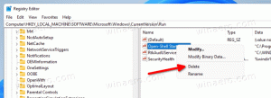 Windows 11 გაშვების აპების დამატება ან წაშლა