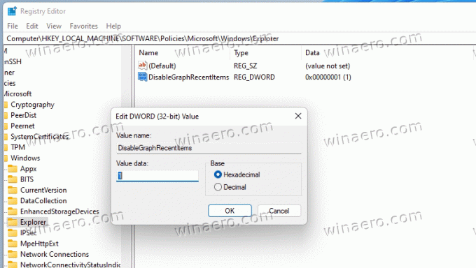 Piilota Office.com-verkkotiedostot pikakäytöstä File Explorerissa