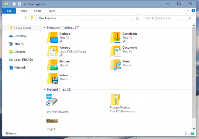 Windows 10 folder szybkiego dostępu